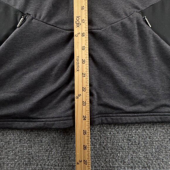 KJUS Marlene Zip Jacket Gray Logo Pockets Stretch Active Performance Large 40 - Picture 3 of 16